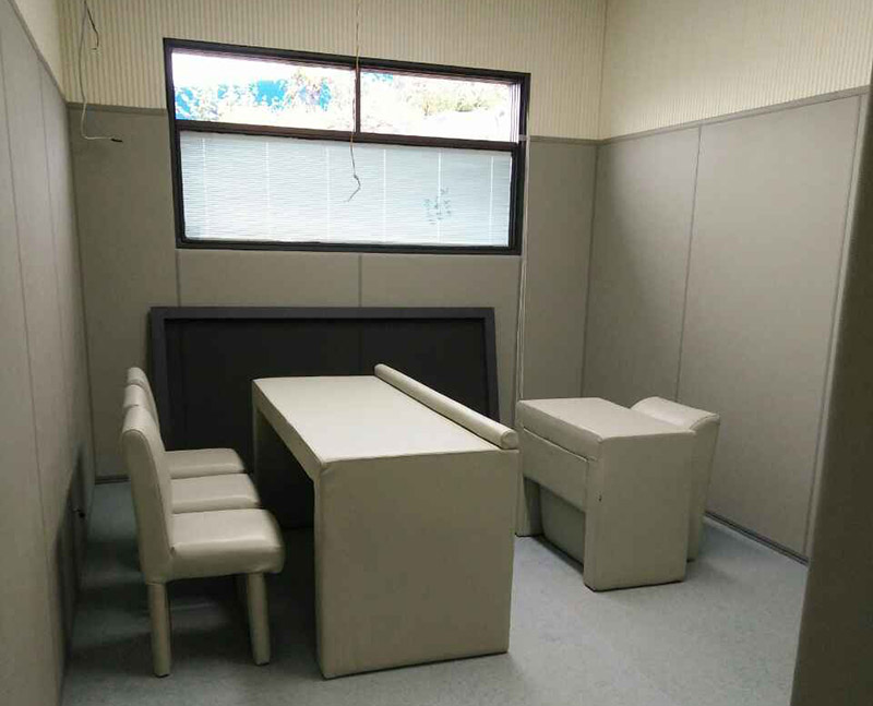 審問室SIW防撞墻系統效果圖 審問室SIW防撞墻系統效果圖