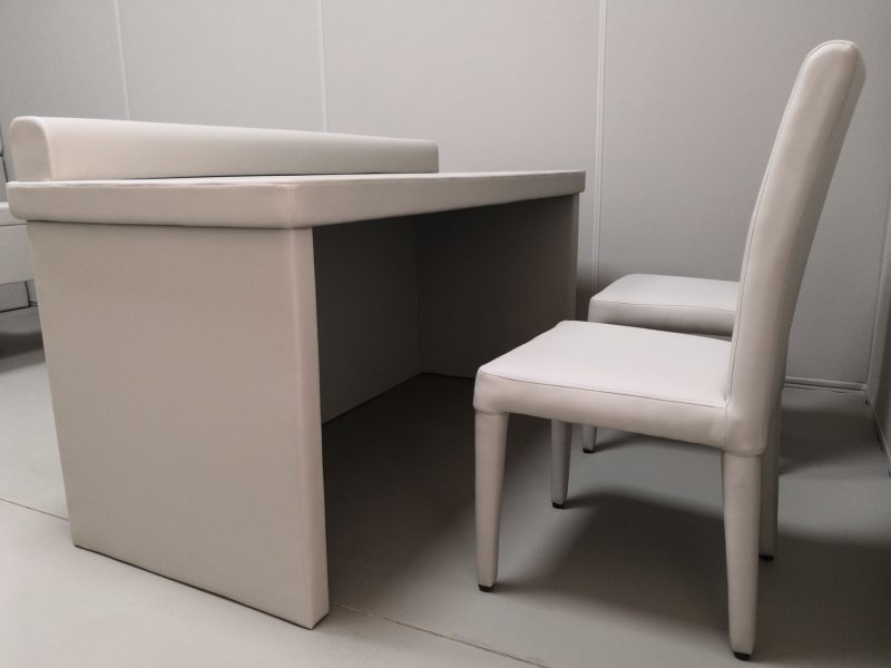 審訊室防撞軟包桌椅 審訊室軟包桌椅