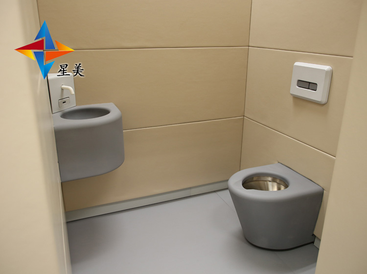 紀委安全防撞硅膠懸掛馬桶