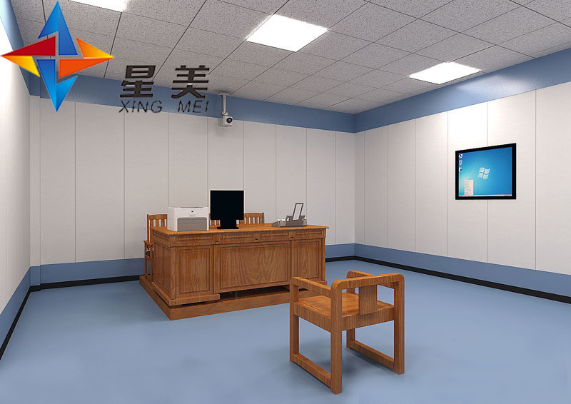 抗擊20萬次！司法機構指定談話室防撞軟包材料技術